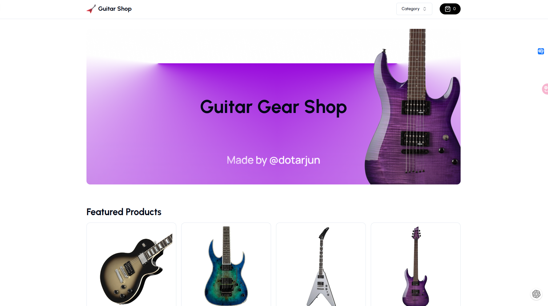Guitar Gear Shop preview